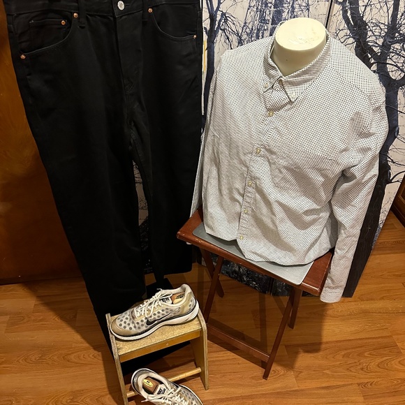 H&M Men’s Loose Fit Coupe Ample Jeans - Picture 1 of 7